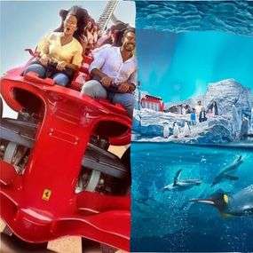 Combo Ferrari world and Sea world (Desktop)